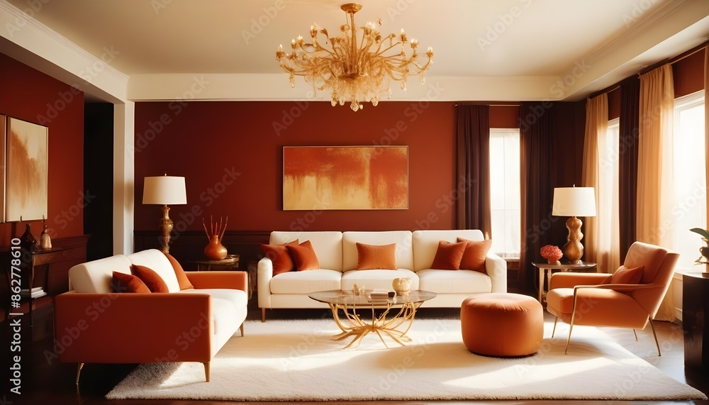 Photo interior modern design room 3d illustration Photo interior modern design room 3d illustration