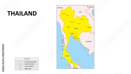 Photography Thailand Map