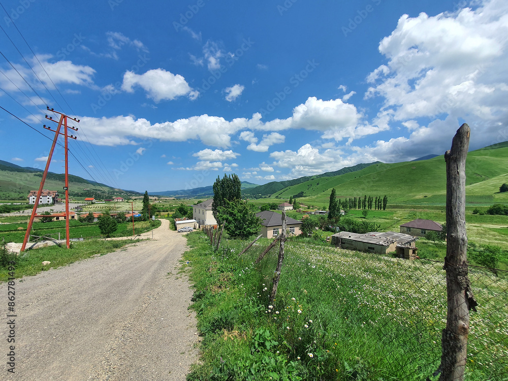 Summer view of Shahdag Mountain Resort, Azerbaijan Summer view of Shahdag Mountain Resort, Azerbaijan