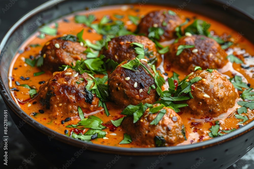 Spicy Meatballs in Rich Tomato Sauce - Authentic Flavorful Dish for Culinary Enthusiasts Spicy Meatballs in Rich Tomato Sauce - Authentic Flavorful Dish for Culinary Enthusiasts
