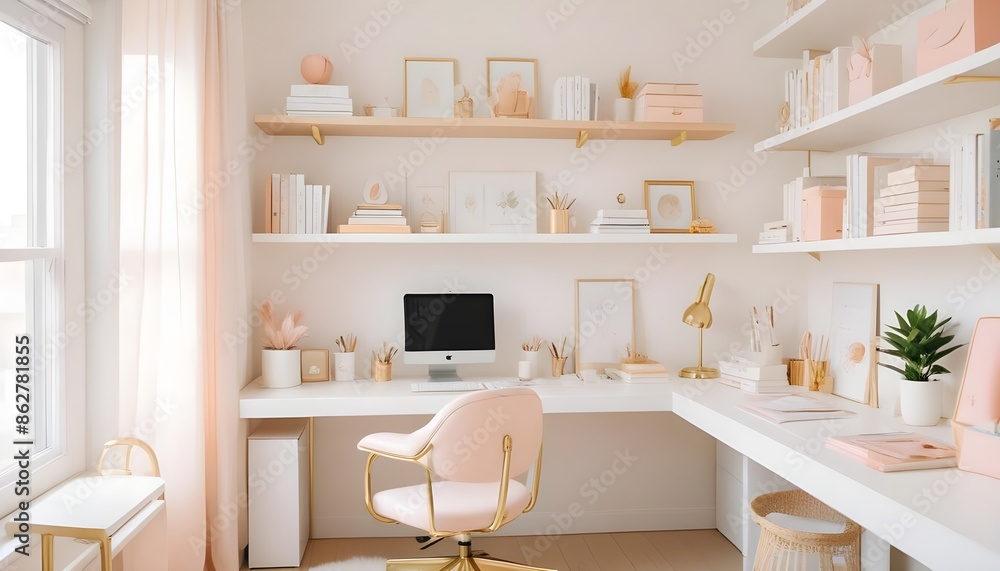 Fototapeta premium Photo interior modern design room 3d illustration