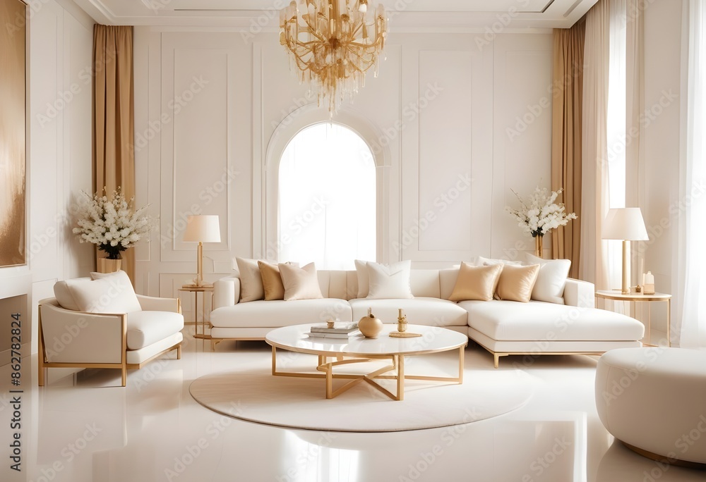 Photo interior modern design room 3d illustration Photo interior modern design room 3d illustration