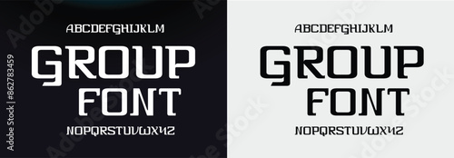 
futuristic Abstract technology  alphabet font. Creative modern bold typography vector Illustration design