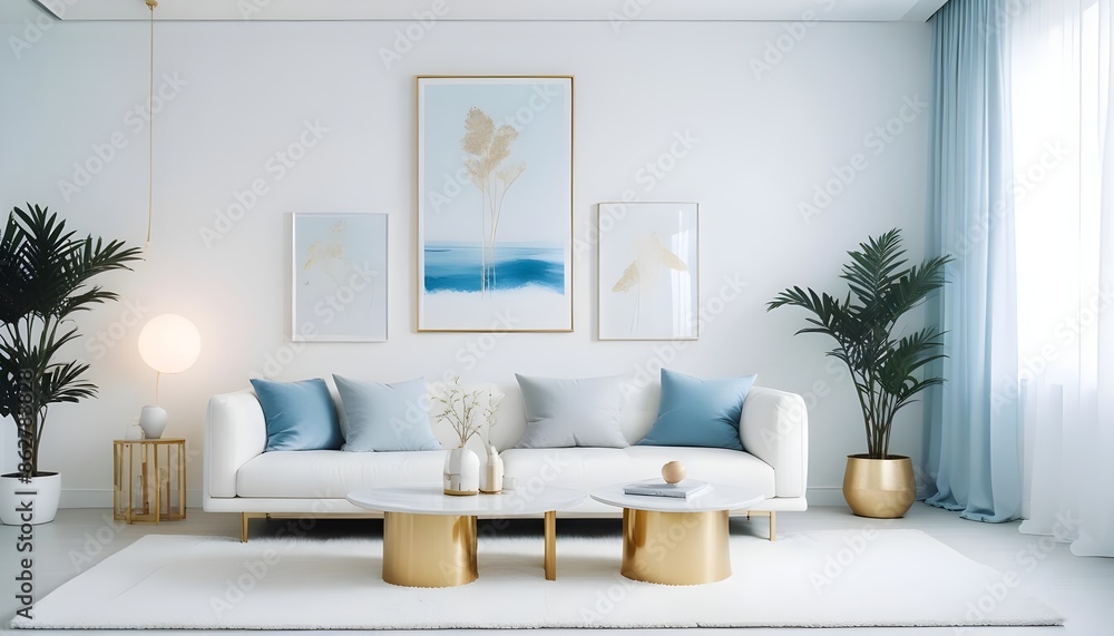 Photo interior modern design room 3d illustration Photo interior modern design room 3d illustration