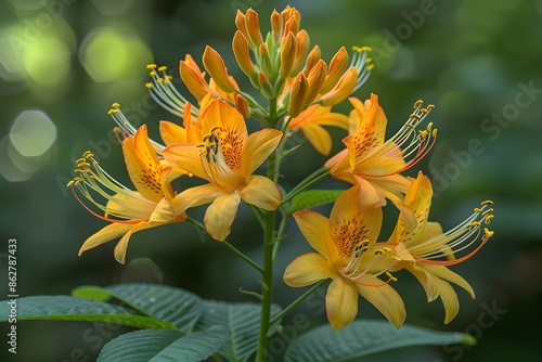 Vibrant Orange Lilies Blooming in Nature - Perfect for Posters, Cards, and Floral Designs