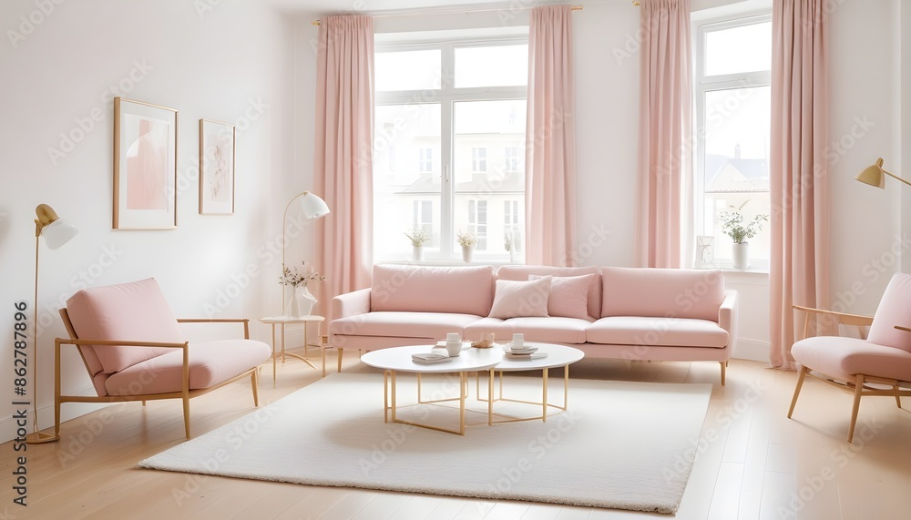 Photo interior modern design room 3d illustration Photo interior modern design room 3d illustration