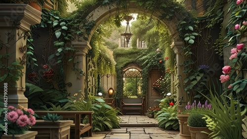 Wallpaper Mural interior of a church in the christmas Torontodigital.ca