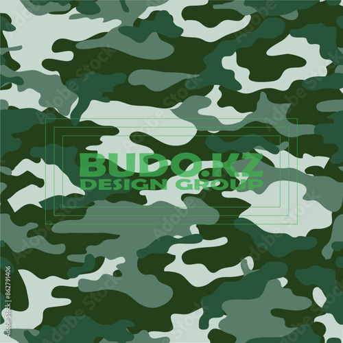 Design textile camouflage seamless pattern texture