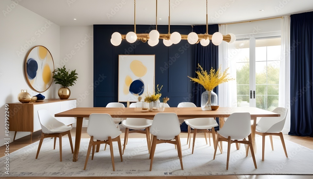 Photo interior modern design room 3d illustration Photo interior modern design room 3d illustration