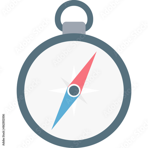 Compass Icon Flat Icon