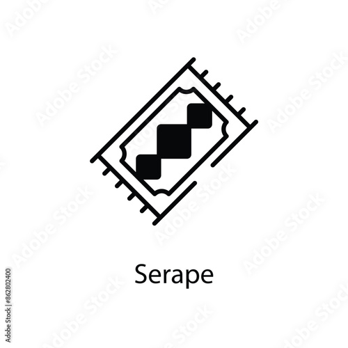 Serape vector icon