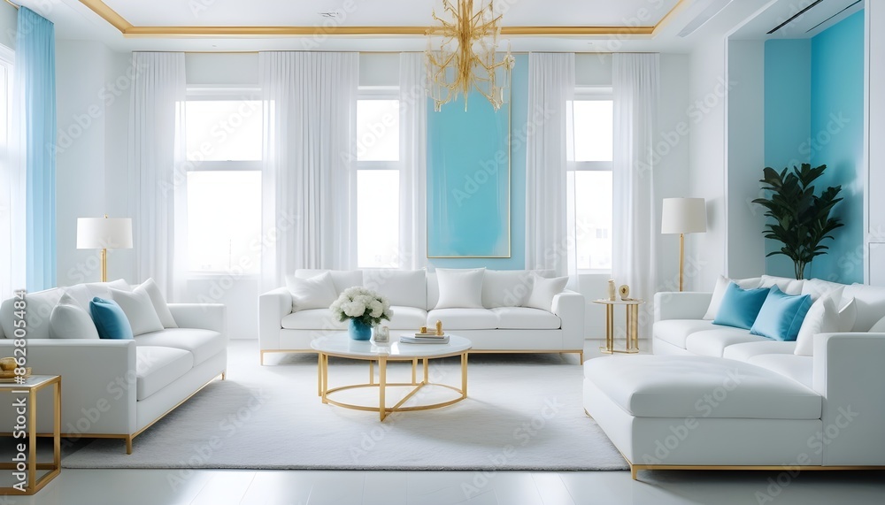 Photo interior modern design room 3d illustration Photo interior modern design room 3d illustration