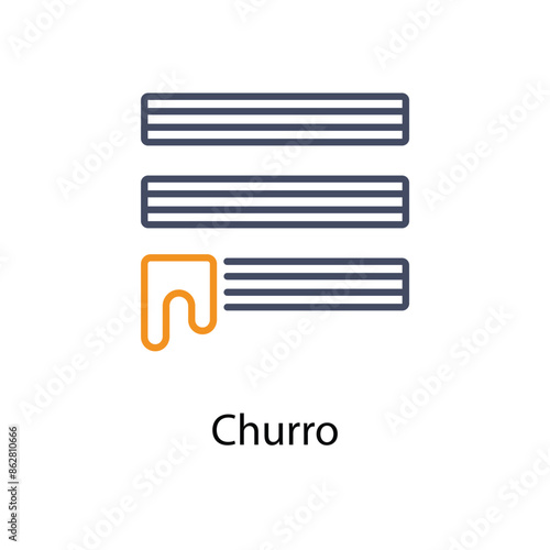 Churro vector icon