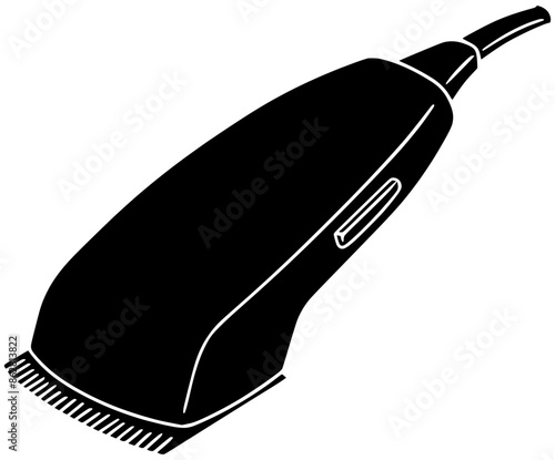 barber illustration barbershop silhouette hairdresser logo hair icon haircut outline salon clipper beard razor fashion equipment tool man hairstyle shape cut beauty style for vector graphic background