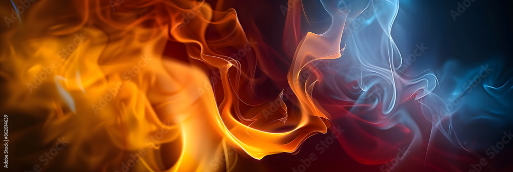 Abstract Fire Background Abstract Fire Background