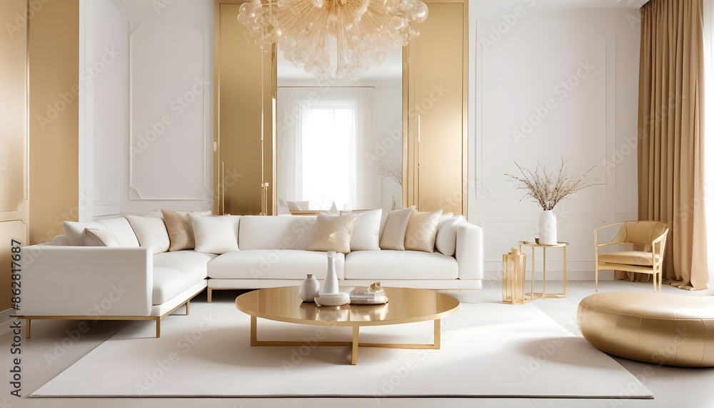Photo interior modern design room 3d illustration Photo interior modern design room 3d illustration