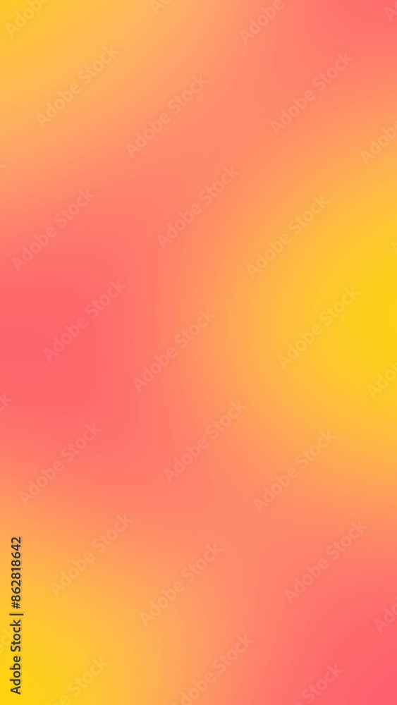 Obraz premium Abstract red and yellow gradient. Blue background. Smooth gradient background. Technology background