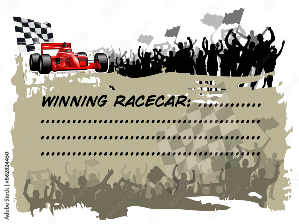 Obraz premium race qualifying