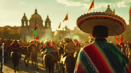 Mexico's Independence Day. holidays in Mexico. Mexican traditions. photo