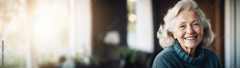 Close-up portrait of gorgeous happy senior lady. Highly detailed image. Close-up portrait of gorgeous happy senior lady. Highly detailed image.