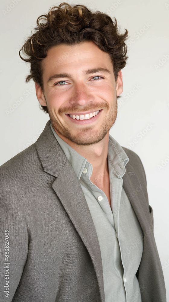 Business Man Smiling, Professional, Confident, Success Business Man Smiling, Professional, Confident, Success