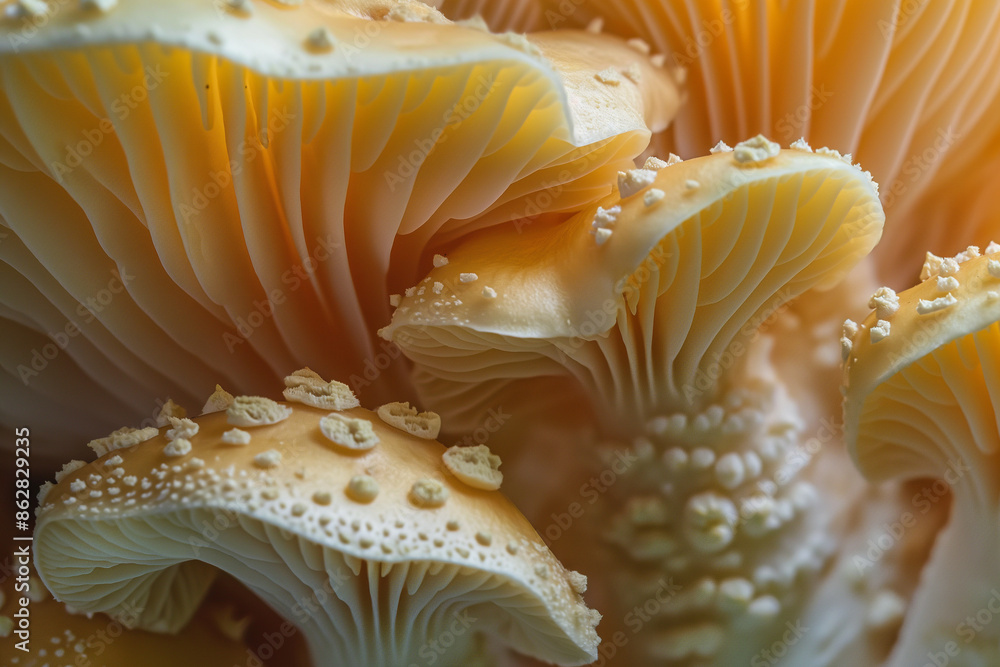 macro shot of mushrooms macro shot of mushrooms