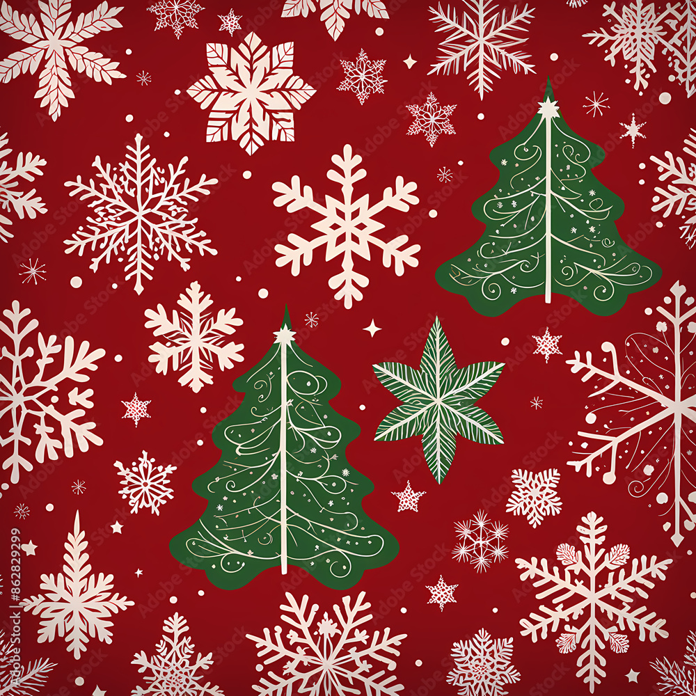 Elegant Holiday Design: Red, White, and Green Elegant Holiday Design: Red, White, and Green