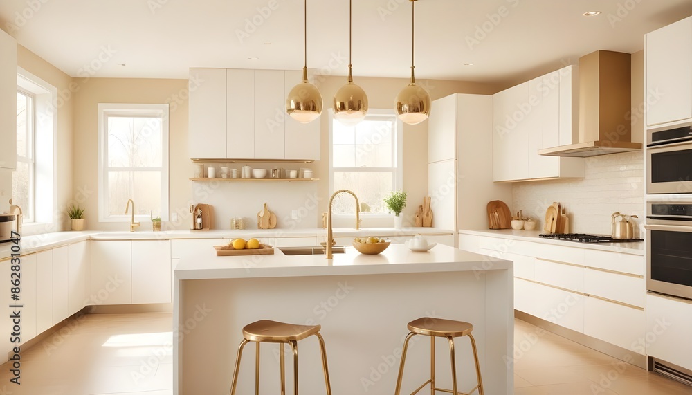 Photo interior modern design room 3d illustration Photo interior modern design room 3d illustration