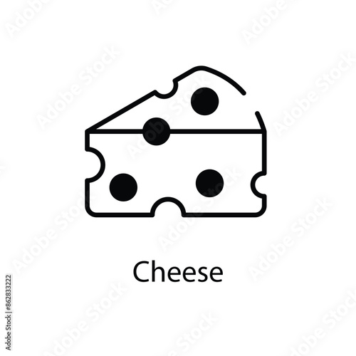 Cheese vector icon