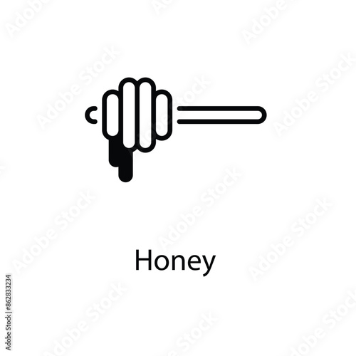 Honey vector icon 