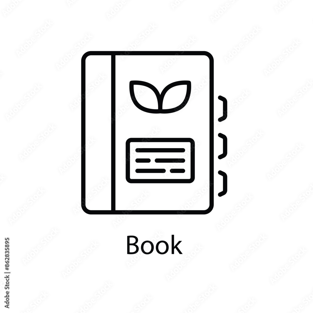 Book vector icon Book vector icon