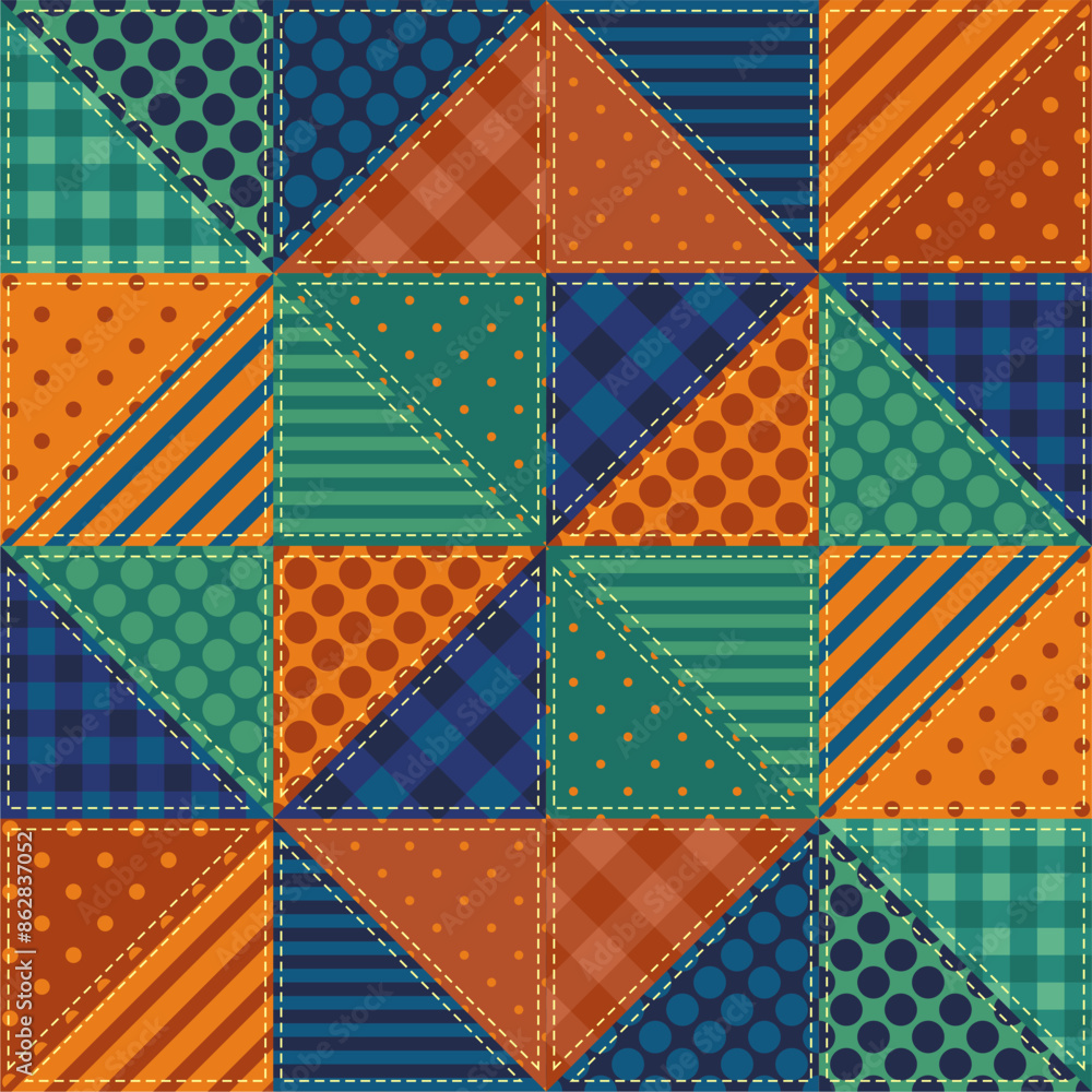 patchwork background with different patterns print for textile, paper, objects, seamless artistic decor handmade illustration vector patchwork background with different patterns print for textile, paper, objects, seamless artistic decor handmade illustration vector