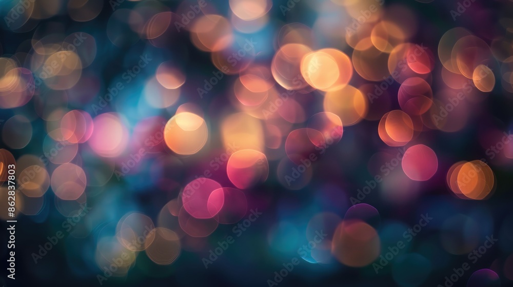 Blurred background with colorful bokeh Blurred background with colorful bokeh