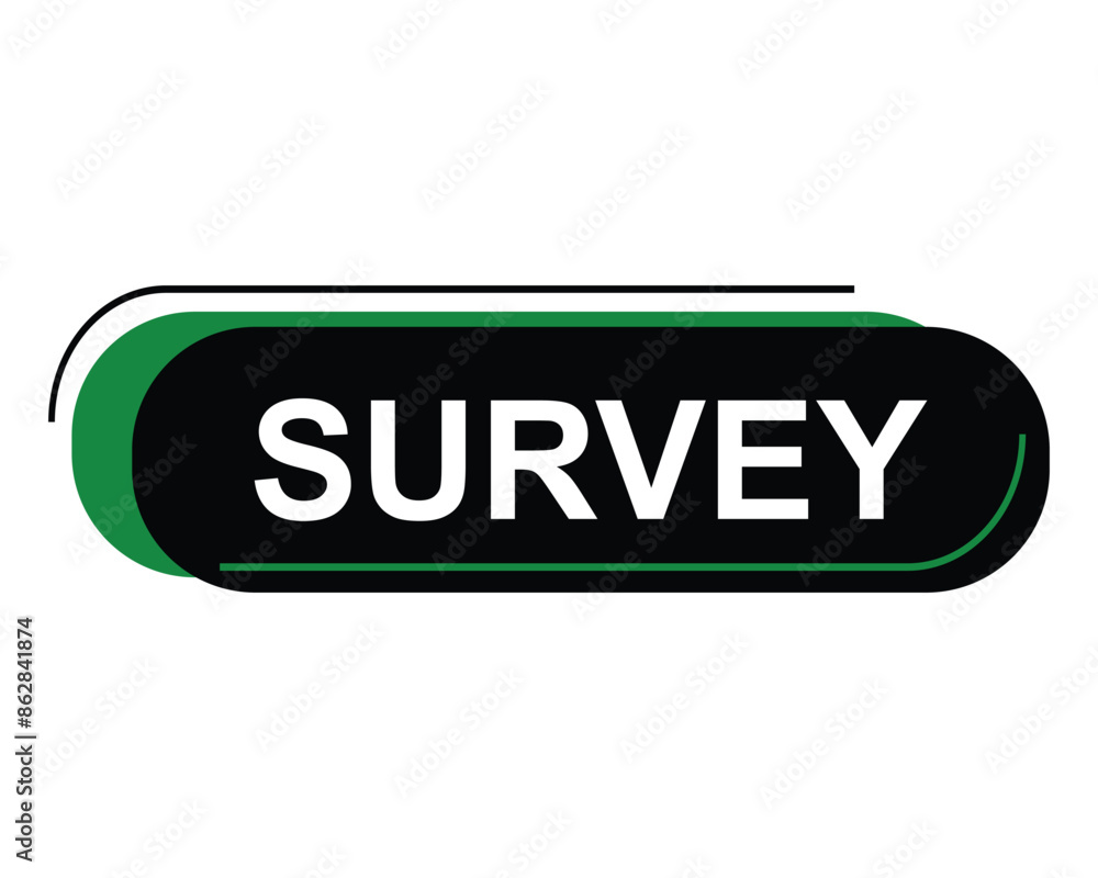 survey button on white background. survey button sign survey button on white background. survey button sign