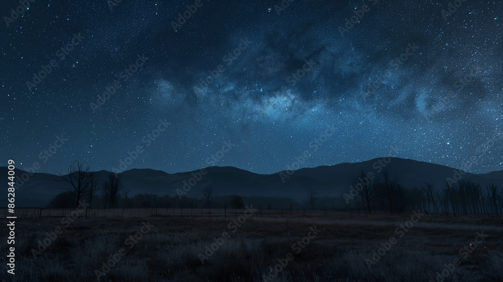 Obraz premium time lapse of clouds over the mountains