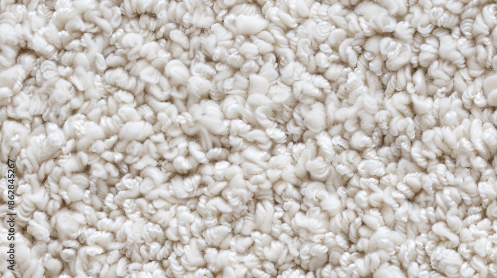 A close up of white shag carpet texture, showing the individual fibers in detail SEAMLESS PATTERN A close up of white shag carpet texture, showing the individual fibers in detail SEAMLESS PATTERN