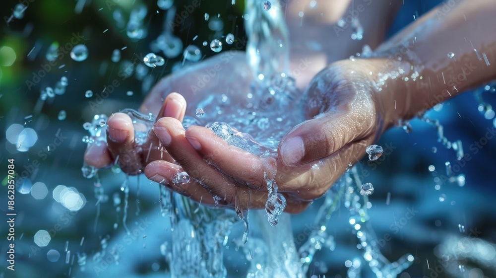 World Water Monitoring Day. splashes of water. drops of boda. tap water. water in the pond. water in a glass World Water Monitoring Day. splashes of water. drops of boda. tap water. water in the pond. water in a glass