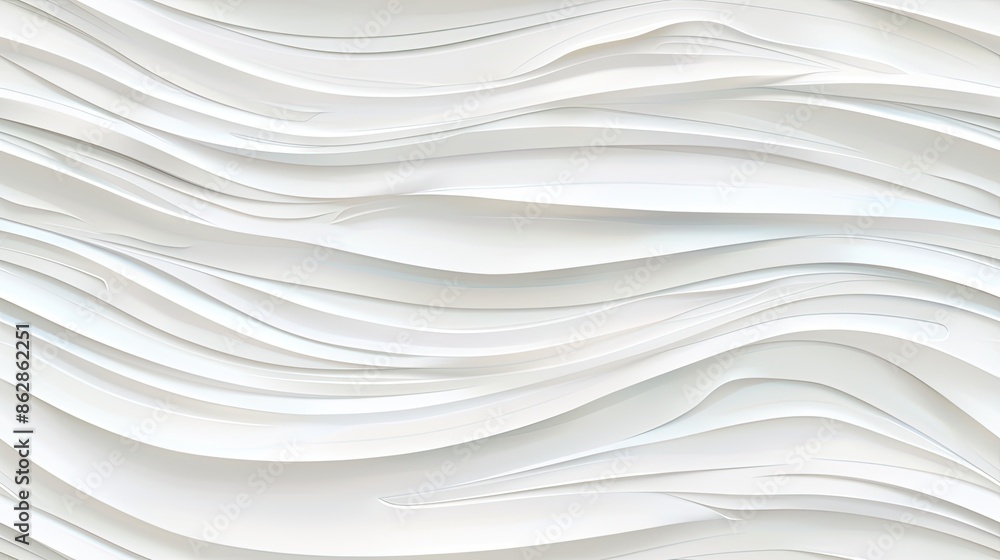 A close-up shot of a white wall with an abstract wavy texture. SEAMLESS PATTERN A close-up shot of a white wall with an abstract wavy texture. SEAMLESS PATTERN