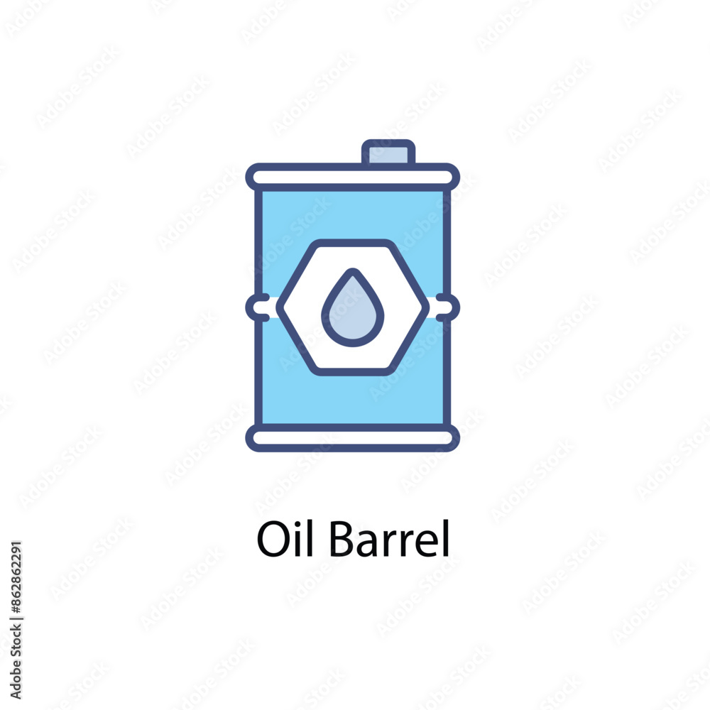 Oil Barrel vector icon Oil Barrel vector icon