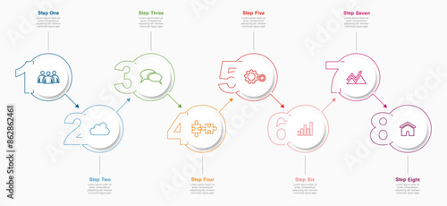 Infographic design template with place for your data. Vector illustration.