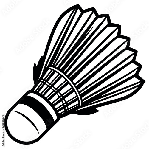 The Force of the Swing Shuttlecock Crest Icon in Badminton
