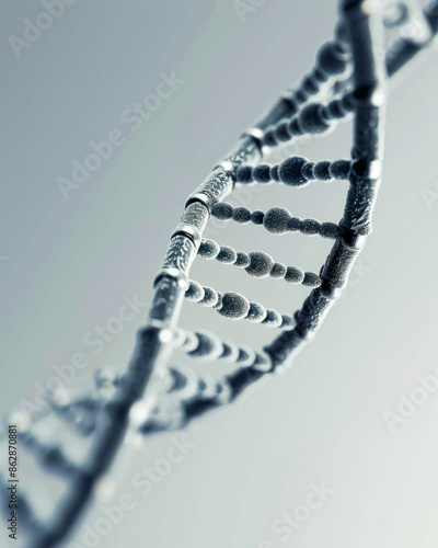 helix human DNA structure. DNA structure isolated background.