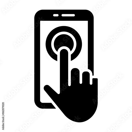 Touch Screen Glyph Icon