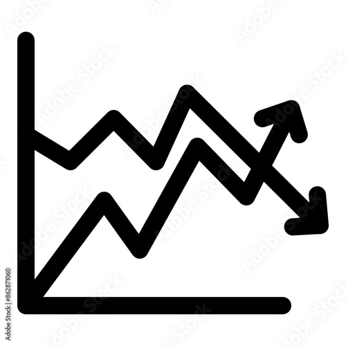 Volatility Glyph Icon