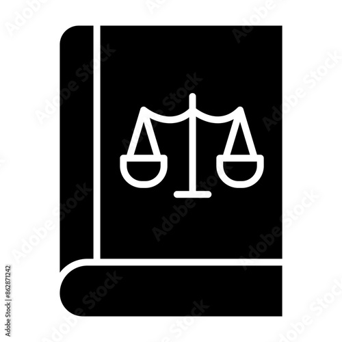 Book Glyph Icon