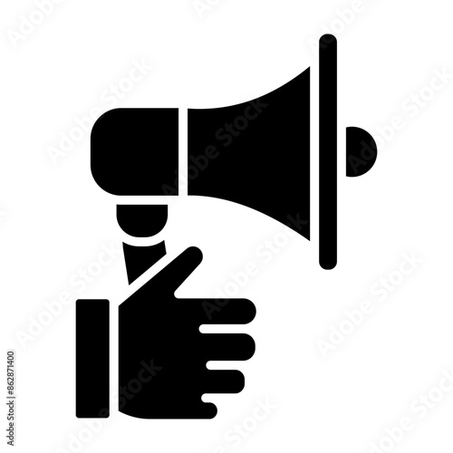 Принти на полотні Promote Glyph Icon
