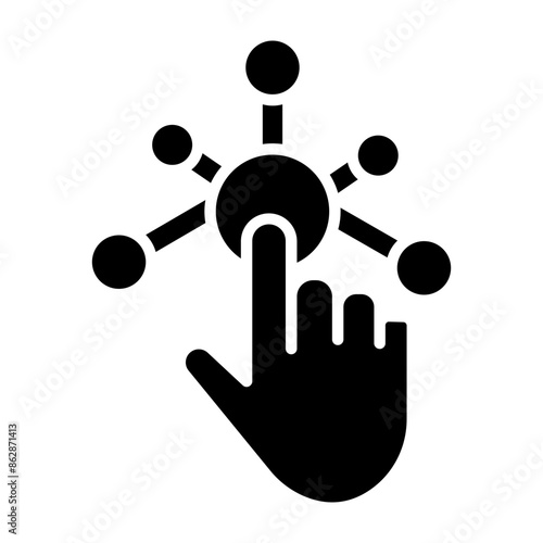 Interactive Glyph Icon