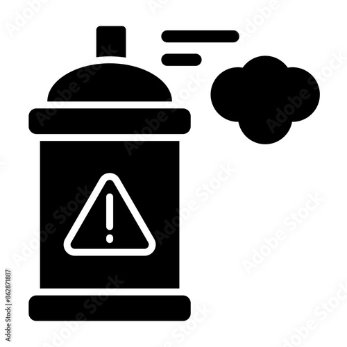 Aerosol Glyph Icon