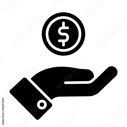 Loan Glyph Icon