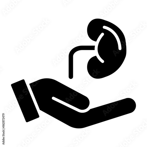 Organ Donation Glyph Icon